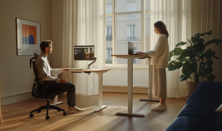 Ergonomische Büromöbel von Desktronic: Wie höhenverstellbare Schreibtische und Bürostühle deinen Arbeitsplatz revolutionieren